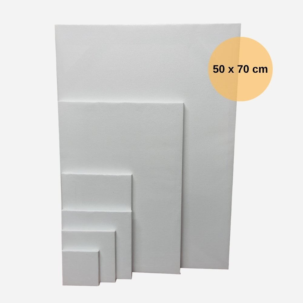 50x70 cm Boş Tuval | 240 gr Tuval Bezi | 2 cm Şase | Akrilik ve Yağlı Boya