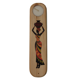 Ahşap Tütsülük Mumluk 6x25 cm Africa-1
